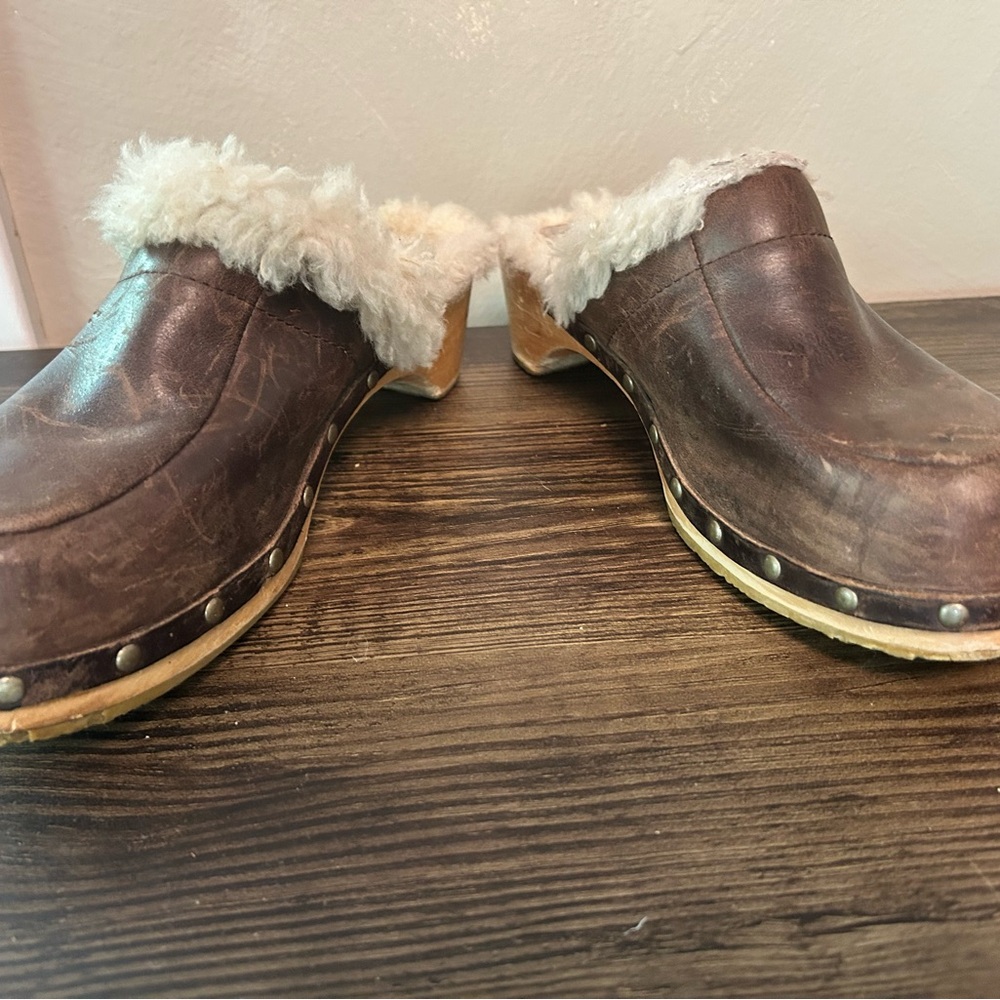 UGG Cream Shearling Lined Footwear